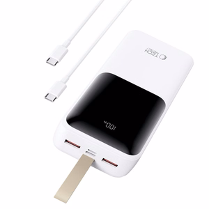 Powerbank Tech-Protect PB03 30000mAh 22.5W - valkoinen