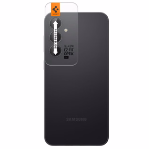 Spigen Glas.tR EZ Fit Optik kameran suoja Samsung Galaxy S23 FE:lle - musta 2 kpl