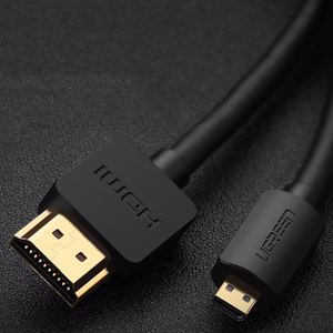 Ugreen Micro HDMI - HDMI -kaapeli 3m musta (HD127)