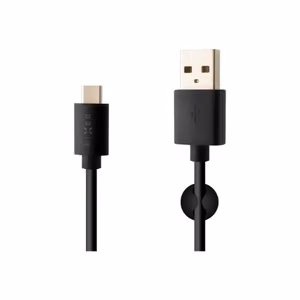 FIXED FIXD-UC2M-BK – USB-A–USB-C data- ja latauskaapeli, musta