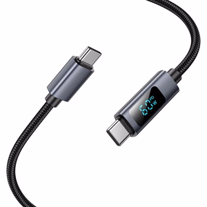 Hoco USB-C - USB-C -kaapeli 3A 60W näytöllä 1 m X112 - musta