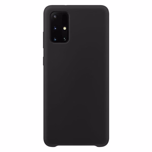 Silikonikotelo Pehmeä joustava kumisuojus Samsung Galaxy A72 4G musta
