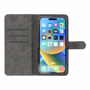 Läppäsuojakuori iPhone 12 / 13 / Samsung S6 / A5 2016 / Xcover 4 / S22 / Huawei P8 2017:lle Common Book koko S musta