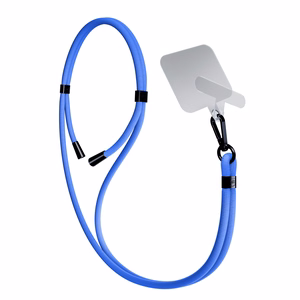 3mk EasyClip puhelimen kaulahihna, sininen (mustat osat)