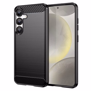 Carbon Suojakuori Samsung Galaxy S25:lle musta