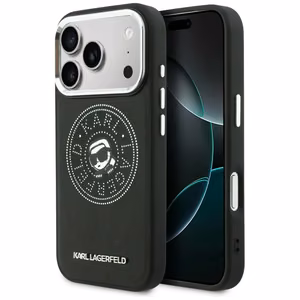 Karl Lagerfeld Point & Karl Sketch MagSafe Suojakuori iPhone 17 Prolle - Musta