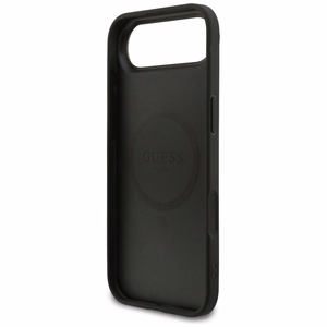 Guess 4G Ring Classic Logo MagSafe Suojakuori iPhone 17 Air:lle - Musta