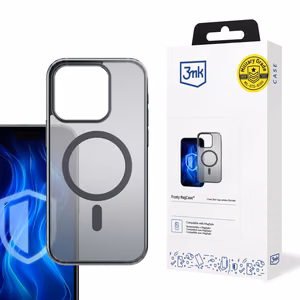 3mk Frosty MagCase Apple iPhone 16 Pro Max:lle - Musta