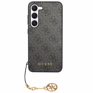 Guess 4G Charms Collection Suojakuori Samsung Galaxy A35:lle - musta