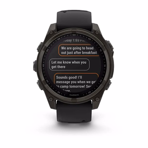 Garmin Fenix 8 Sapphire Solar älykello, musta/harmaa 010-02906-11