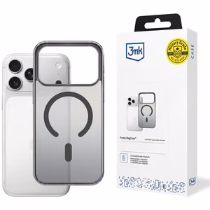 3mk Frosty MagCase Apple iPhone 17 Pro Max:lle - Musta