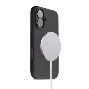 Crong Color Cover Magnetic MagSafe suojakuori iPhone 17 -laitteelle, musta