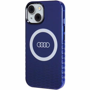 Audi IML Big Logo MagSafe Suojakuori iPhone 15 / 14 / 13:lle - sininen