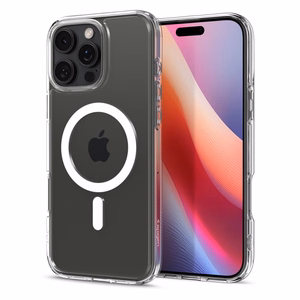 Spigen Ultra Hybrid Mag MagSafe Suojakuori iPhone 16 Pro Max 6,9 - valkoinen