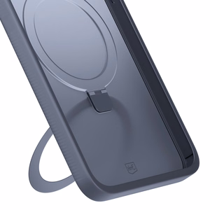 3mk Smoke Case Mag&Stand Apple iPhone 16E:lle - musta