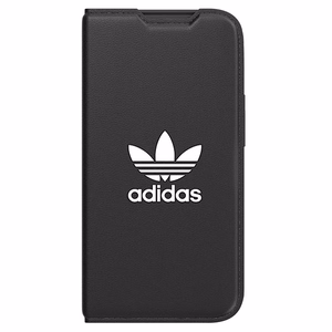Adidas OR Booklet Case BASIC iPhone 14 Pro 6.1 musta/musta valkoinen 50182