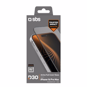 SBS Karkaistu lasi D3O kehyksellä iPhone 16 Pro Max:lle