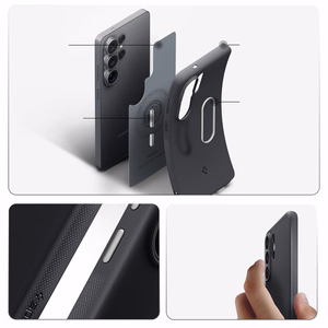 Spigen Nano Pop Mag MagSafe suojakuori Samsung Galaxy S26 Ultra:lle musta