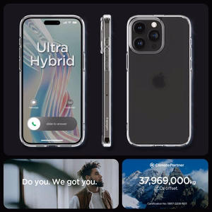 Spigen Ultra Hybrid Case for iPhone 15 Pro Max - Clear Matte