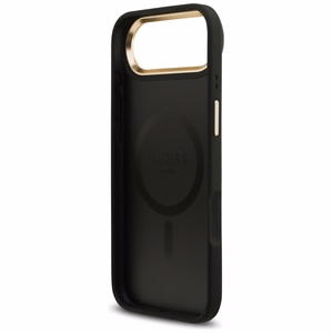 GUESS suojakuori iPhone 17 Air MagSafe-yhteensopiva GUHMP17MP4MSEGCK (PU 4G W/ Classic) musta