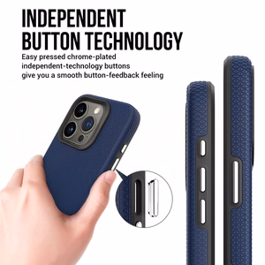 Vmax Triangle case for iPhone 16 Plus 6,7" navy blue