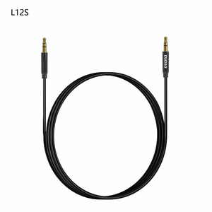 Dudao L12S AUX-kaapeli mini jack 3.5mm 1m 3-napainen stereo - musta