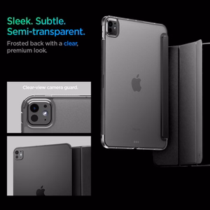 Spigen Liquid Air Folio Suojakuori iPad Pro 11 (2024) iPad Pro 11 (2025) -tabletille - musta