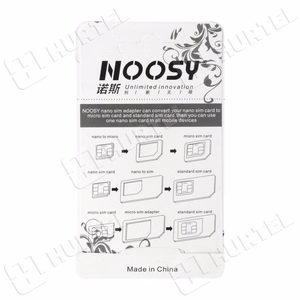 Noosa SIM Card Adapter Set + Key - White