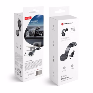 Magnetic car phone holder Forcell F-Grip MagFlex windshield / dashboard / air vent black