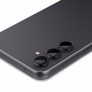 Spigen Glas.tR EZ Fit Optik kameran suoja Samsung Galaxy S23 FE:lle - musta 2 kpl