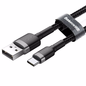 Baseus CATKLF-CG1 USB cable 2 m USB A USB C Black, Grey