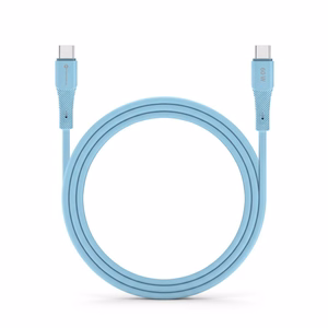Kaapeli USB C - USB C Forcell F-Energy QC4.0 PD 3A 60W Silicone 1 m C344 sininen