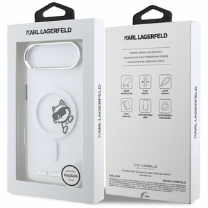 Karl Lagerfeld IML Peekaboo MagSafe Case for iPhone Air - Clear