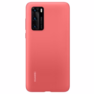 Alkuperäinen suojakuori Huawei P40:lle - silikoninen suojakotelo (51993727) PUNAINEN