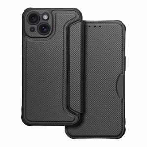 RAZOR-kirjakuori IPHONE 15 musta