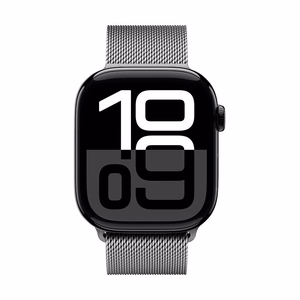 Crong Milano Steel stainless-steel strap for Apple Watch 44 / 45 / 46 / 49 mm, silver