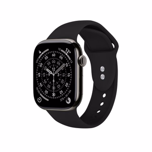 Crong Liquid strap for Apple Watch 38 / 40 / 41 / 42 mm, black