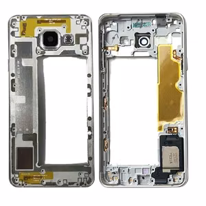 Keskikotelo Samsung A310 A3 2016 harmaa (musta) summerin ja sivupainikkeiden kanssa alkuperäinen (käytetty Grade B)