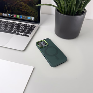 Wozinsky Fashion Suojakuori MagSafe Samsung Galaxy S25:lle - vihreä