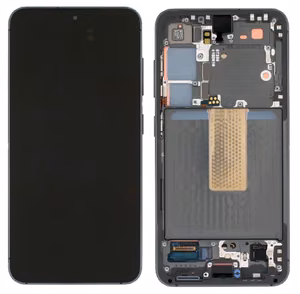 LCD-näyttö Samsung S911 S23 5G kosketusnäytöllä ja kehyksellä vihreä alkuperäinen (huoltopaketti)