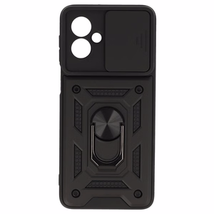 Slide Camera Armor Case for Motorola Moto G55 5G Black