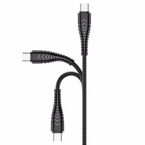 VEGER kaapeli USB A - Type C 2,4A V104 1,2 m musta