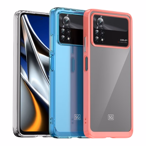 Outer Space Kotelo Xiaomi Poco X4 Pro 5G kansi joustava kehys musta