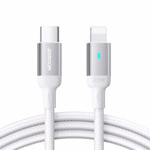 Joyroom Extraordinary Series A10 Lightning / USB-C PD 20W kaapeli 1.2 m - valkoinen