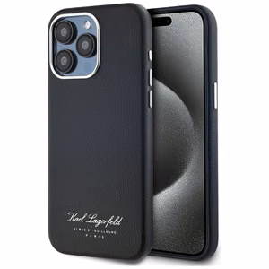 Karl Lagerfeld hotel RSG Suojakuori iPhone 15 Pro:lle - musta