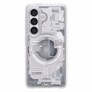 Spigen Ultra Hybrid Mag MagSafe suojakuori Samsung Galaxy S26:lle Zero One valkoinen