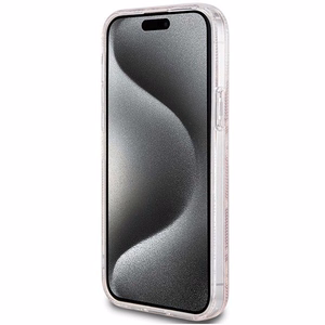 Guess IML GCube MagSafe case for iPhone 15 / 14 / 13 - pink