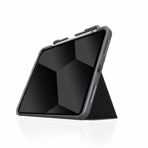 STM Dux Plus - kestävä suojakuori iPad 11" (2025) / 10.9" (2022) MIL-STD-810G Apple Pencil -pidikkeellä (musta) EDU/COM-versio
