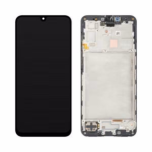 LCD-näyttö Samsung A176 A17 5G kosketusnäytöllä ja kehyksellä alkuperäinen musta (service pack)