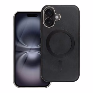 Suojakuori iPhone 15 Pro Max:lle Gentleman Mag Cover MagSafe-yhteensopiva musta